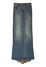 Marc Jacobs Gonna denim lunga - Blu