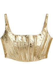 Marc Jacobs Top metallizzato - Oro