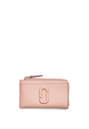 Marc Jacobs Portafoglio The Top Zip Multi Leather Covered J Marc - Rosa