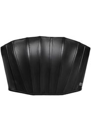 Marc Jacobs Corsetto in pelle - Nero