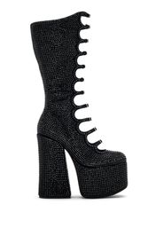 Marc Jacobs Stivali Kiki con strass 160mm - Nero