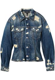 Marc Jacobs Giacca denim con effetto vissuto - Blu