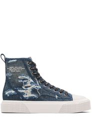 Marc Jacobs The Rip And Tear Denim High Top sneakers - Blu