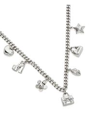 Marc Jacobs mini-icon charm necklace - Argento