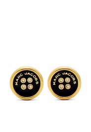 Marc Jacobs Button earrings - 972 GOLD/BLACK
