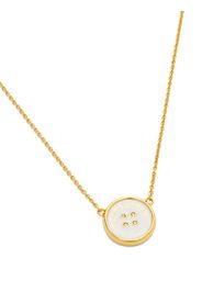 Marc Jacobs logo-plaque pendant necklace - Oro