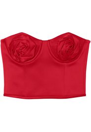 Marc Jacobs The Duchess Satin Rose corset - Rosso