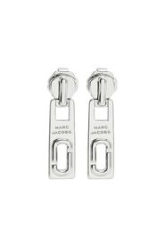 Marc Jacobs The J Marc Zipper earrings - Argento