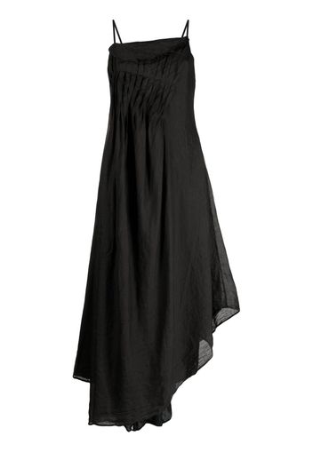 Marc Le Bihan asymmetric long dress - Nero