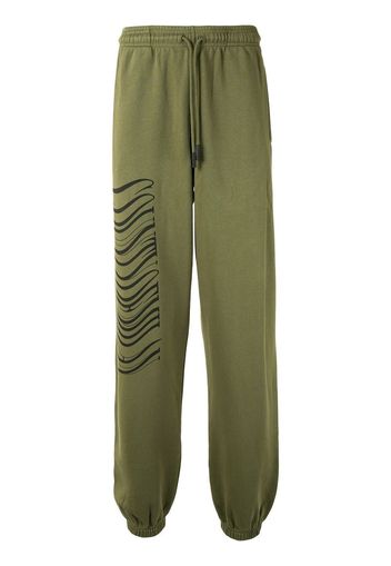 Marcelo Burlon County of Milan Pantaloni sportivi con stampa - 5600 ARMY NO COLOR