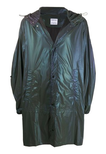 iridescent lightweight raincoat