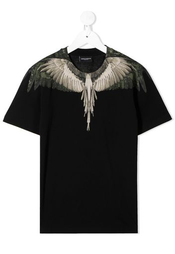 wings print T-shirt