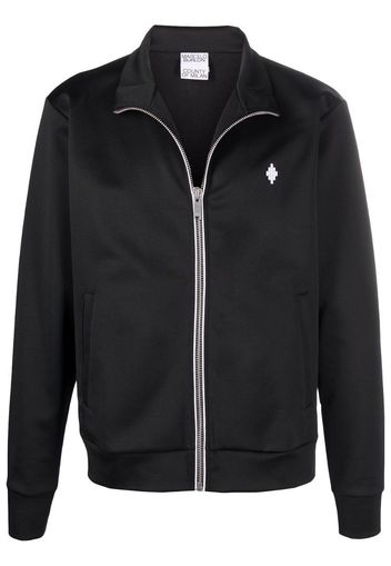 CROSS SLIM TRACK JACKET BLACK WHITE