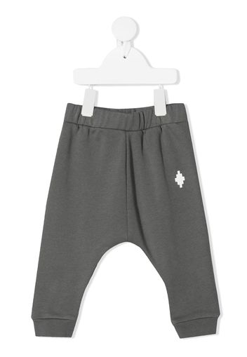 Marcelo Burlon County Of Milan Kids logo-print track trousers - Grigio