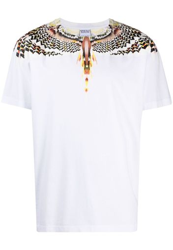 Marcelo Burlon County of Milan T-shirt con stampa Wings - Bianco