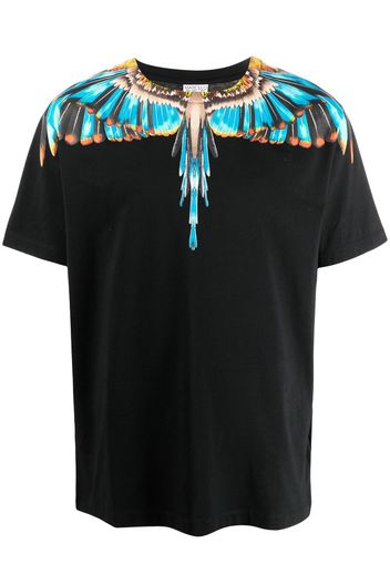 Marcelo Burlon County of Milan T-shirt con stampa Wings - Nero