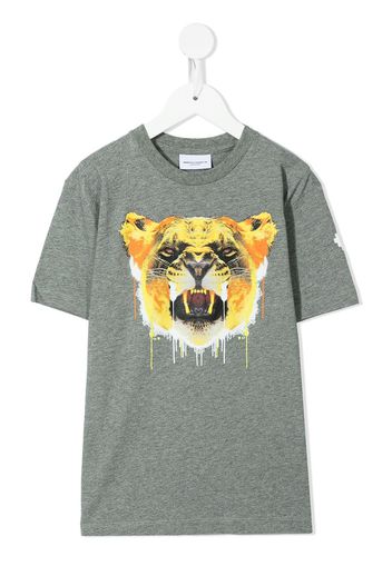 Marcelo Burlon County Of Milan Kids T-shirt con stampa - Grigio