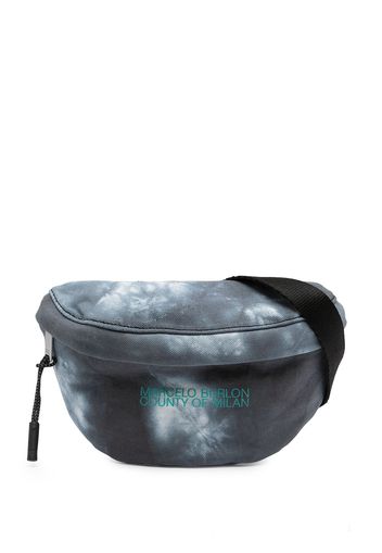 Marcelo Burlon County of Milan logo-print belt bag - Blu