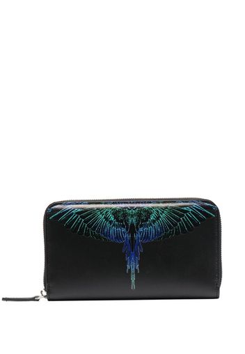 Wings leather wallet