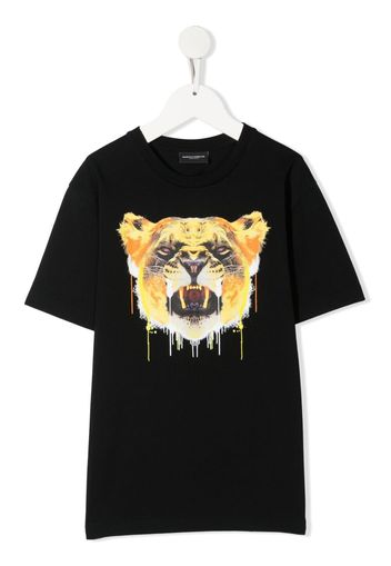 Marcelo Burlon County Of Milan Kids TIGER TEE S/S BLACK SAND - Nero