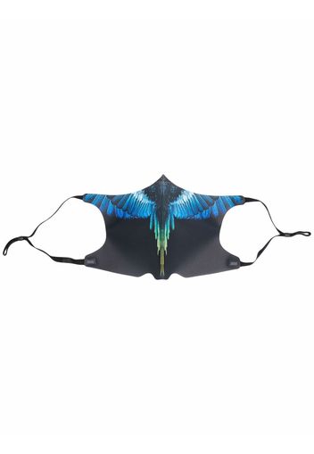 Marcelo Burlon County of Milan WINGS ACTIVE MASK BLACK LIGHT BLUE