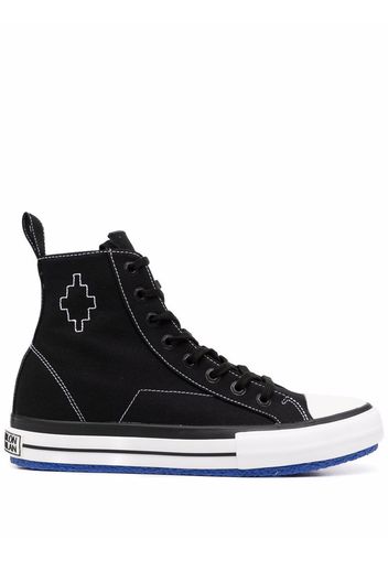 Marcelo Burlon County of Milan CROSS HIGH VULCANIZED SNEAKER BLACK WHIT - Nero