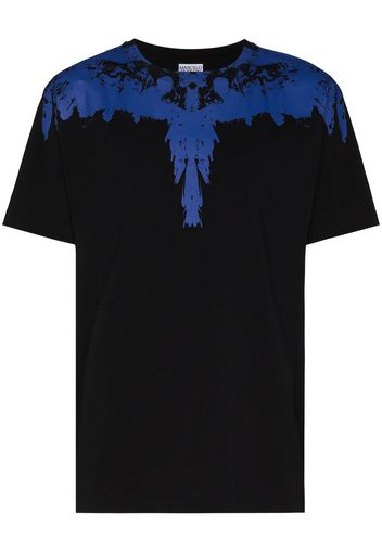 Marcelo Burlon County of Milan Tempera Wings print T-shirt - Nero