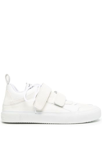 Marcelo Burlon County of Milan logo-print low-top leather sneakers - Bianco