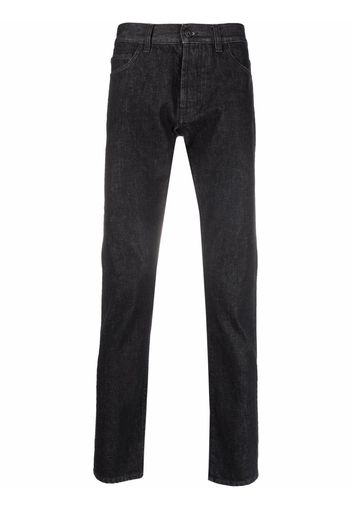 Marcelo Burlon County of Milan straight-leg cotton jeans - Nero