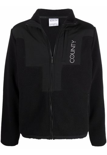 Marcelo Burlon County of Milan lightweight zipped jacket - Nero