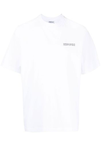 Marcelo Burlon County of Milan T-shirt Cross Over - Bianco