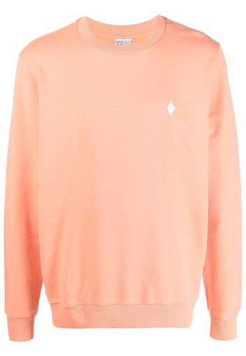 Marcelo Burlon County of Milan logo motif sweatshirt - Arancione