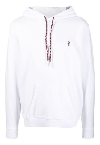 Marcelo Burlon County of Milan embroidered-logo hoodie - Bianco