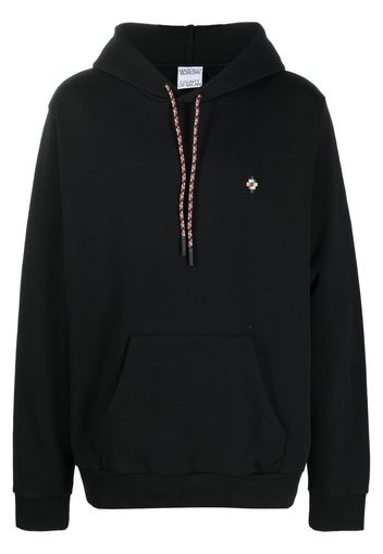 Marcelo Burlon County of Milan embroidered-logo hoodie - Nero