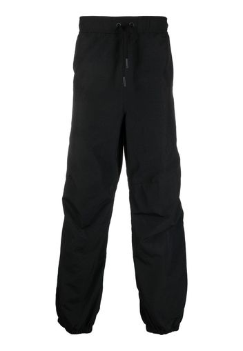 Marcelo Burlon County of Milan drawstring-fastening waistband trousers - 1001 BLACK WHITE