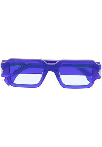 Marcelo Burlon County of Milan Maiten rectangular-frame sunglasses - Blu