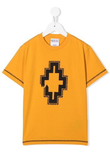 Marcelo Burlon County of Milan geometric-print cotton T-Shirt - Giallo