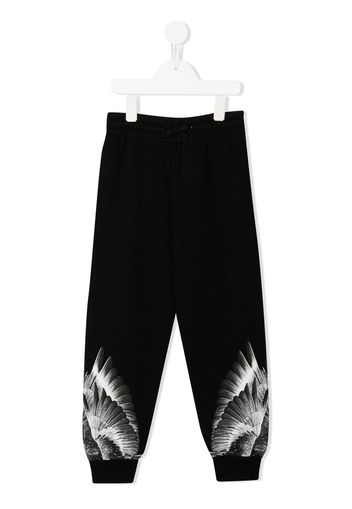 Marcelo Burlon County Of Milan Kids Wings tracksuit bottoms - Nero