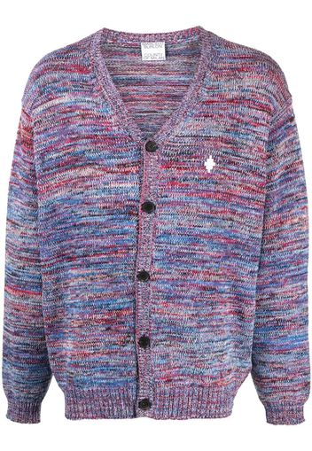 Marcelo Burlon County of Milan Cardigan con scollo a V - Blu