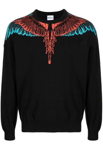 Marcelo Burlon County of Milan Icon Wings long-sleeve sweatshirt - Nero