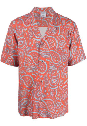 Marcelo Burlon County of Milan paisley-print shirt - Rosso