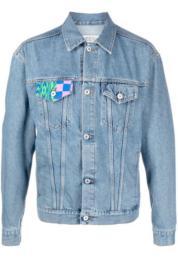 Marcelo Burlon County of Milan Mix&Match denim jacket - Blu