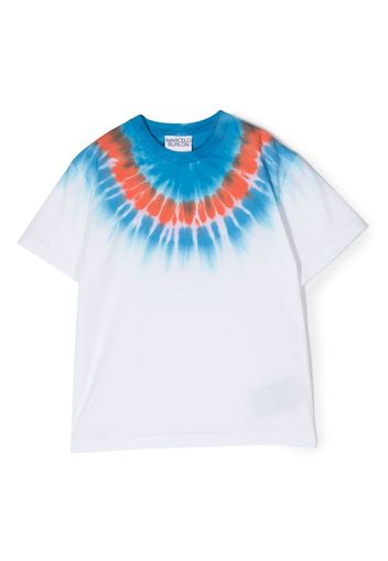 Marcelo Burlon County Of Milan Kids tie-dye cotton T-shirt - Bianco