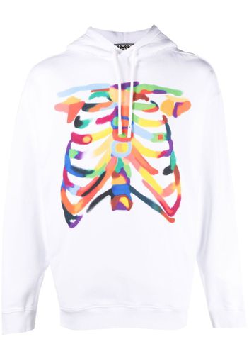 Marcelo Burlon County of Milan graphic-print cotton hoodie - Bianco