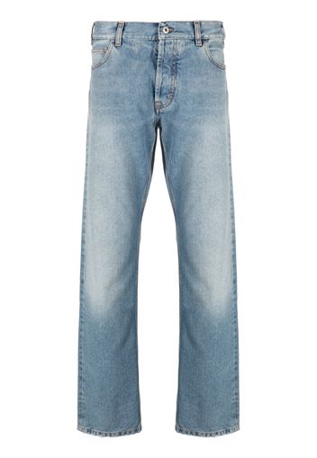 Marcelo Burlon County of Milan straight-leg washed jeans - Blu