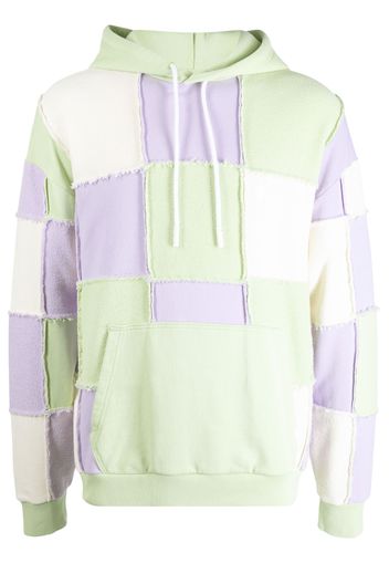 Marcelo Burlon County of Milan patchwork cotton hoodie - Multicolore