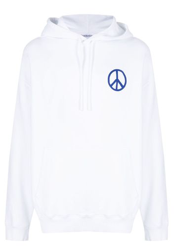 Marcelo Burlon County of Milan County Peace printed hoodie - Bianco