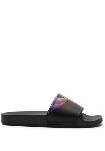 Marcelo Burlon County of Milan Sandali slides Icon Wings - Nero