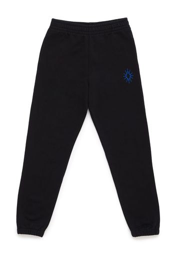 Marcelo Burlon County Of Milan Kids Pantaloni sportivi con ricamo - Nero