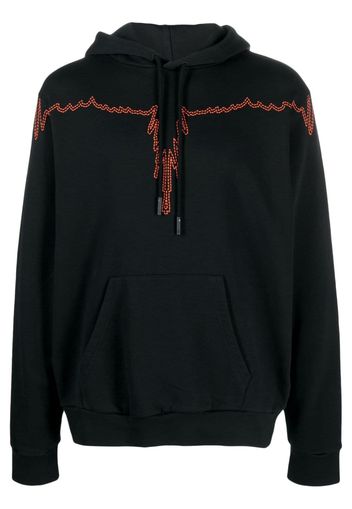 Marcelo Burlon County of Milan graphic-print drawstring hoodie - Nero